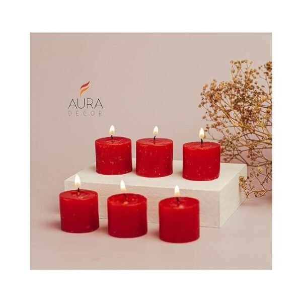 AuraDecor Fragrance Votive Candles || Smokeless Scented Candle