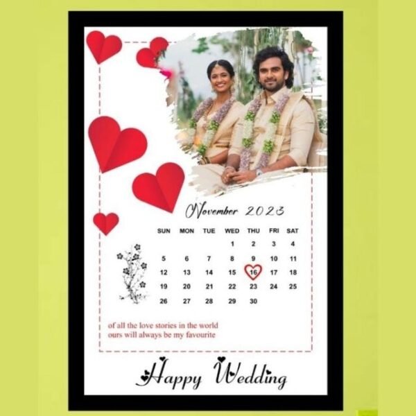 Calender Photo Frame
