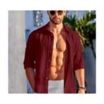 DEELMO Combo of Men's Casual Button Down Shirts - Image 3