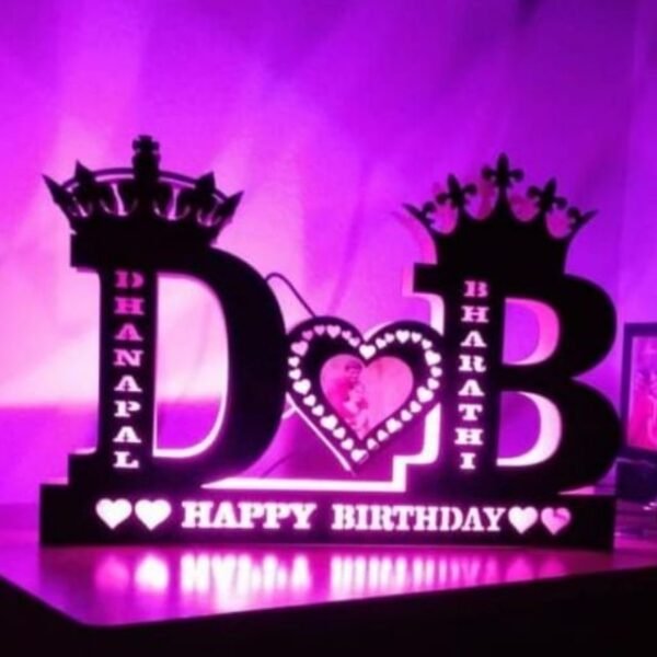 Double Letter LED Frame