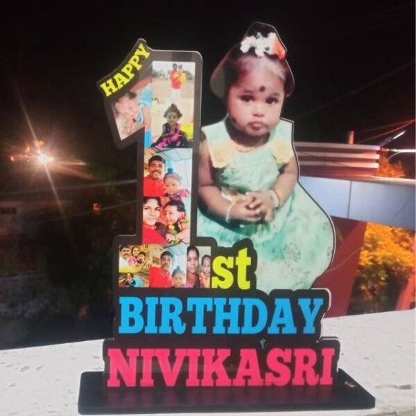 Happy Birthday Cut Out Frame