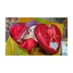 Heart Tin with Teddy