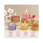 Indoblaze Scented Candles Gift Set, 6 Fragrances, Reusable Acrylic jar, Perfect Aroma Candles Gift Set (6) - Image 2