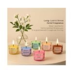 Indoblaze Scented Candles Gift Set, 6 Fragrances, Reusable Acrylic jar, Perfect Aroma Candles Gift Set (6) - Image 3