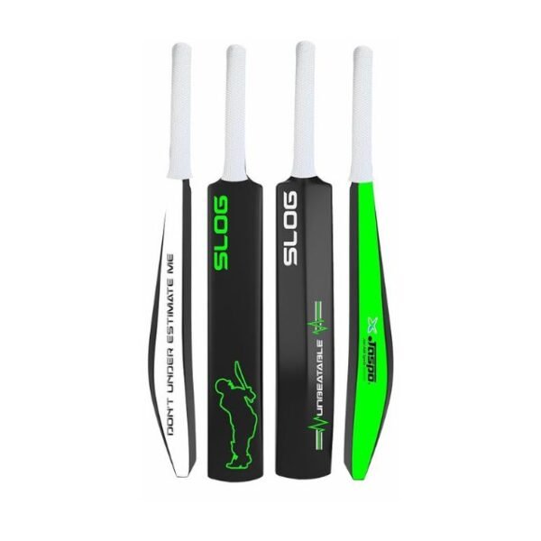 Jaspo Slog Plastic Tennis Cricket Bat Full Size Bat (34 X 4.5 Inch) for All Age Group (Slog Cricket Bat)