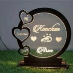 Led Name Engraving Frame