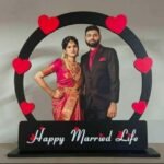 Marriage Cutout Frame