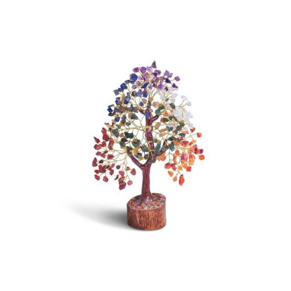 PREK Crystals Gemstones, Seven Chakra Crystal Tree