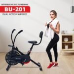 PowerMax Fitness BU-201 Dual Action Air Bike - Image 4