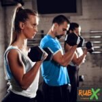 RUBX Rubber Coated Professional Exercise Hex Dumbbells (Pack Of 2) - Image 2