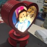 Rotating Heart Lamp