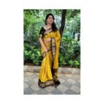 SGF11 Women's Kanjivaram Soft Lichi Silk Saree With Blouse Piece - Image 2