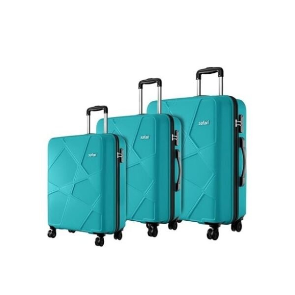 Safari Pentagon Pro 8 Wheels Set of 3 (Cabin + Medium + Large) Trolley Bags