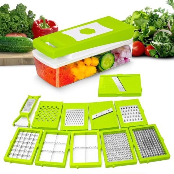 Tekcool 12 in 1 Multipurpose Chopper, Fruits & Vegetable Cutters