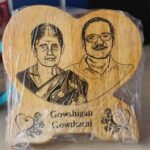 Wooden Engraving Glossy Finish