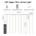 XERGY Window Curtain String Light 300 LED - Image 2