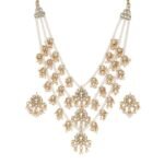 ZAVERI PEARLS Ethnic Kundan & Pearls Multi Layers Bridal Necklace Set
